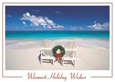 Beachy Holiday Card