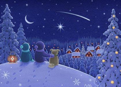 Peaceful Night Charity Holiday Card