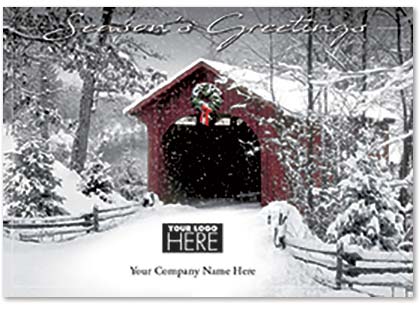 Scenic Silence Holiday Logo Card