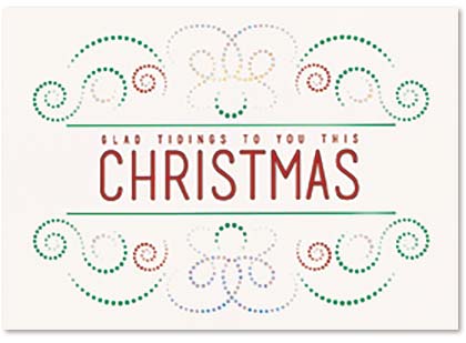 Light Bright Christmas Holiday Cards