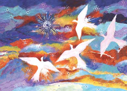The Flock (BCF1014) Charity Holiday Card