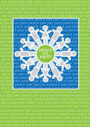 Contemporary Peace People (HI1126) Charity Holiday Card