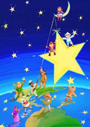 Star Raising (PCAA1436) Charity Holiday Card