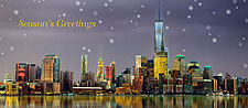 Lower Manhattan Skyline Holiday ...