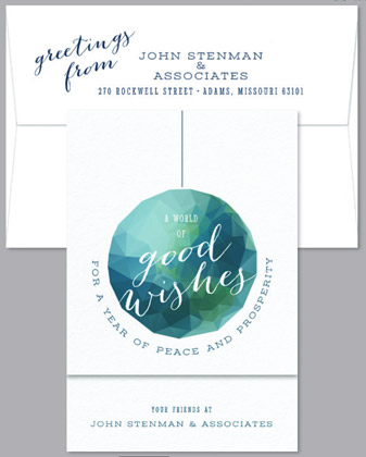 GO GLOBAL Business Holiday Card