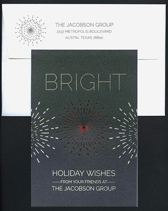 FIRECRACKER Holiday Wishes Holiday Card