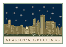 Greetings from Chicago Holiday Card
