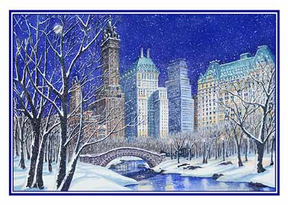 Winter Blanket Over Central Park