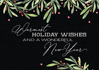 Midnight Wishes Holiday Cards