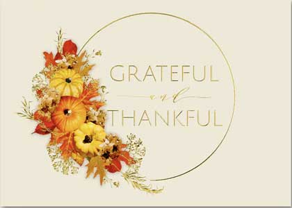 Always Thankful Thanksgiving Cards