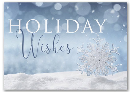 Shimmering Wishes Holiday Cards