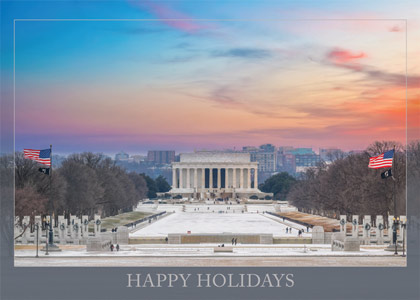 Lincoln Memorial in Winter