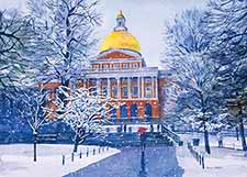 Statehouse Winter Holiday Card