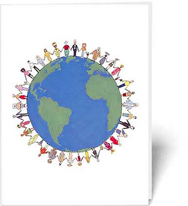 World of Peace (ED0009) Charity Holiday Card