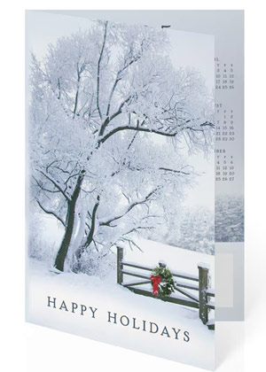 Frosty Winter Calendar