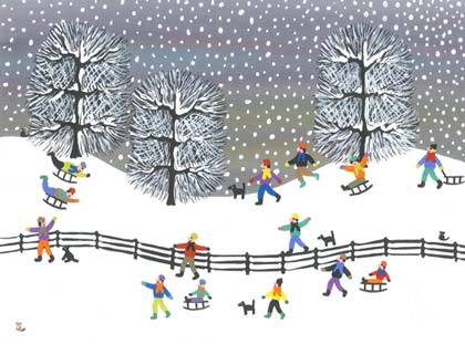 Joyful Winter Charity Holiday Card