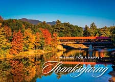 Mountain View Thanksgiving Card
