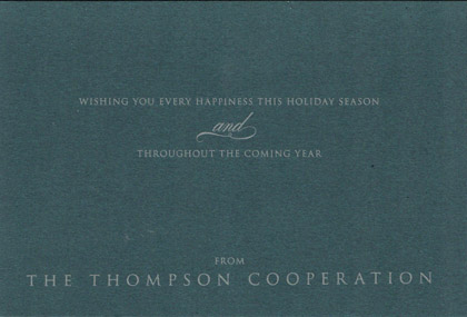 Checkerboard's Shiny Seasons Greetings Holiday Card